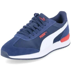 Damen Puma Low Sneaker R78 WIND MU - persian blue- white-red